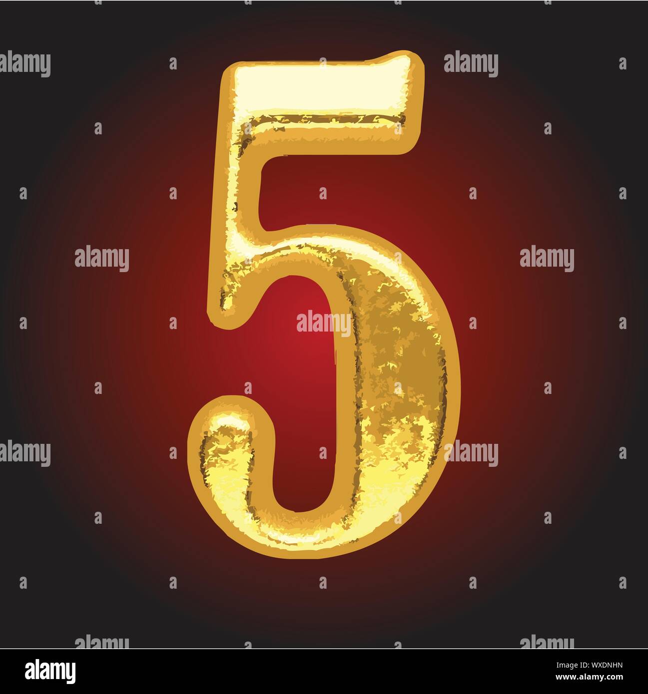 Vector golden letter on red Stock Vector Image & Art - Alamy