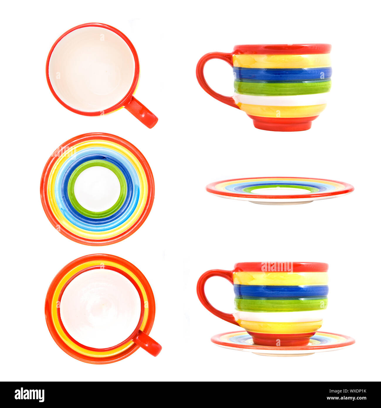Ceramic Funny Color Cup With Saucer Isolated On White Stock Photo Alamy Ceramic Funny Color Cup With Saucer Isolated On White Stock Photo Alamy