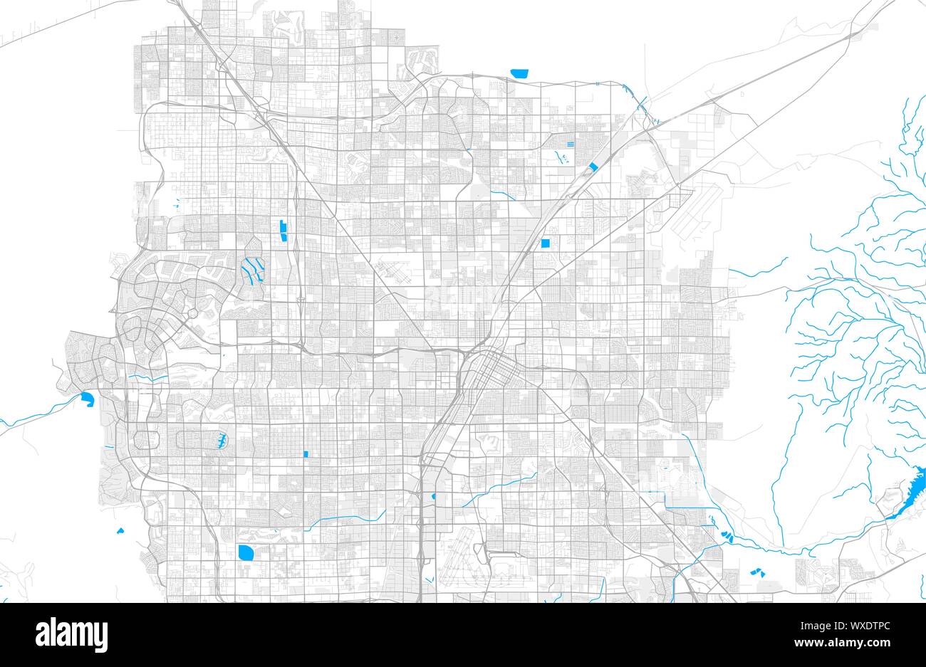 Folded Map: Las Vegas/ The Strip Street Map