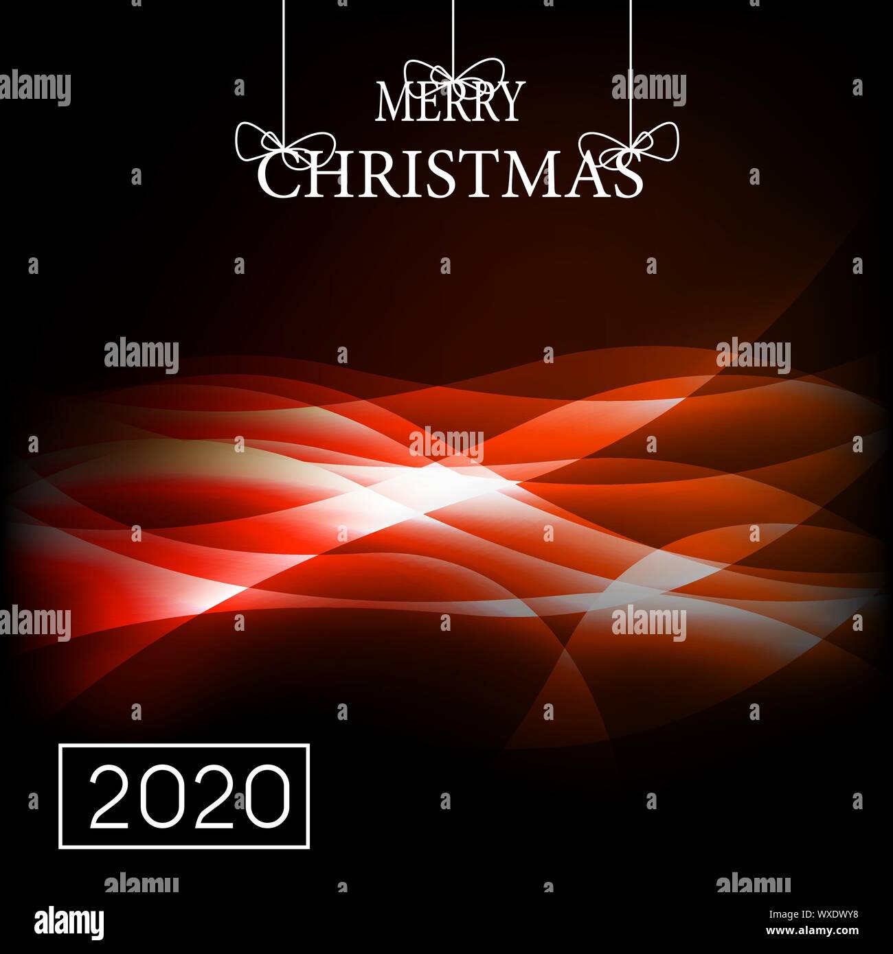 2020 New Year and Merry Christmas Background. Vector Illustration Stock ...