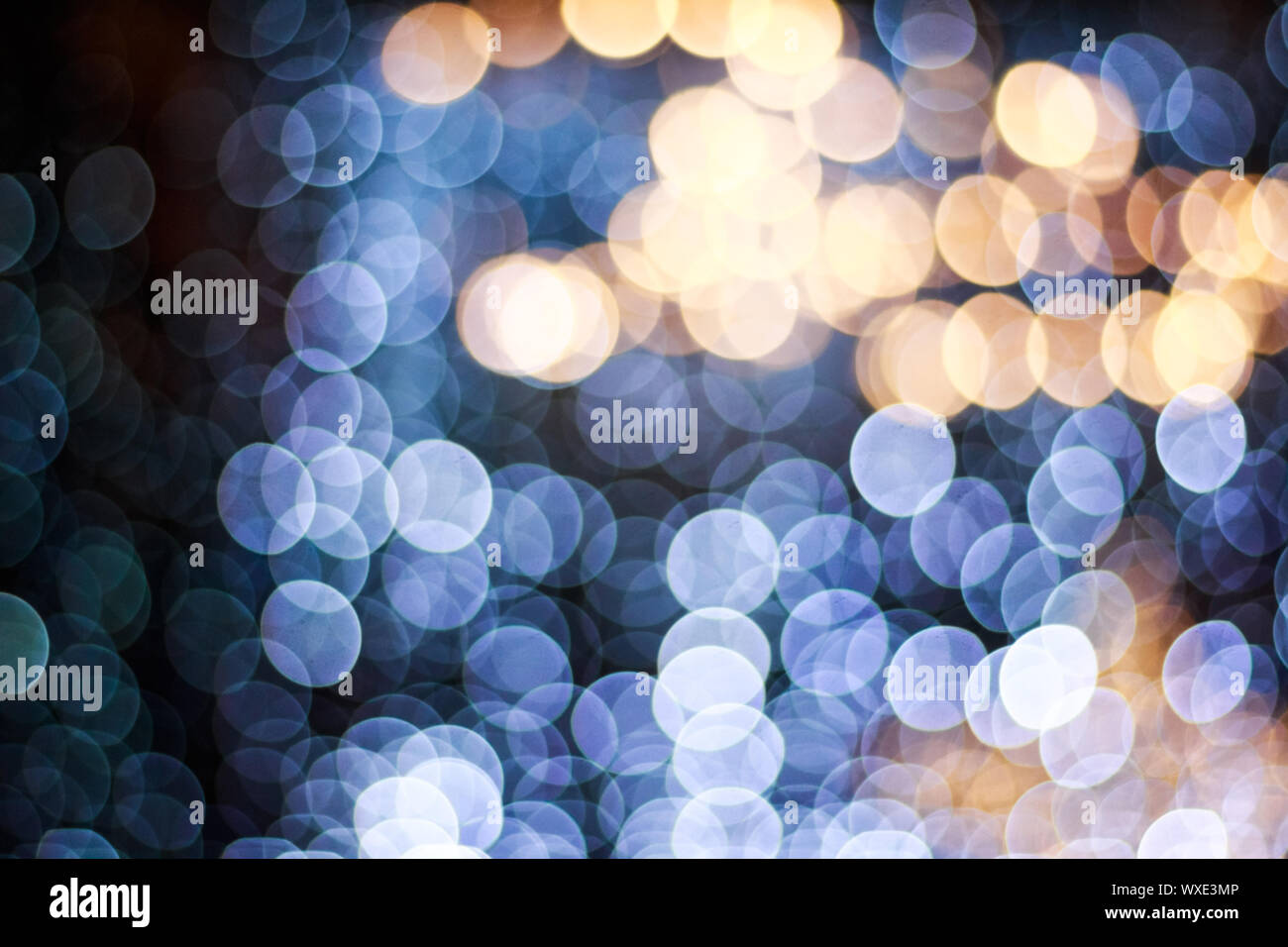 Christmas background with natural bokeh lights Stock Photo - Alamy