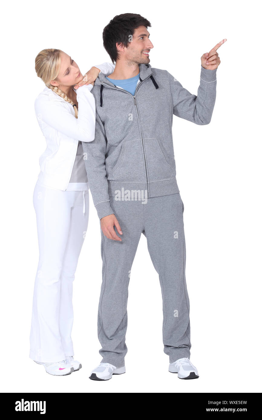 tracksuit couple