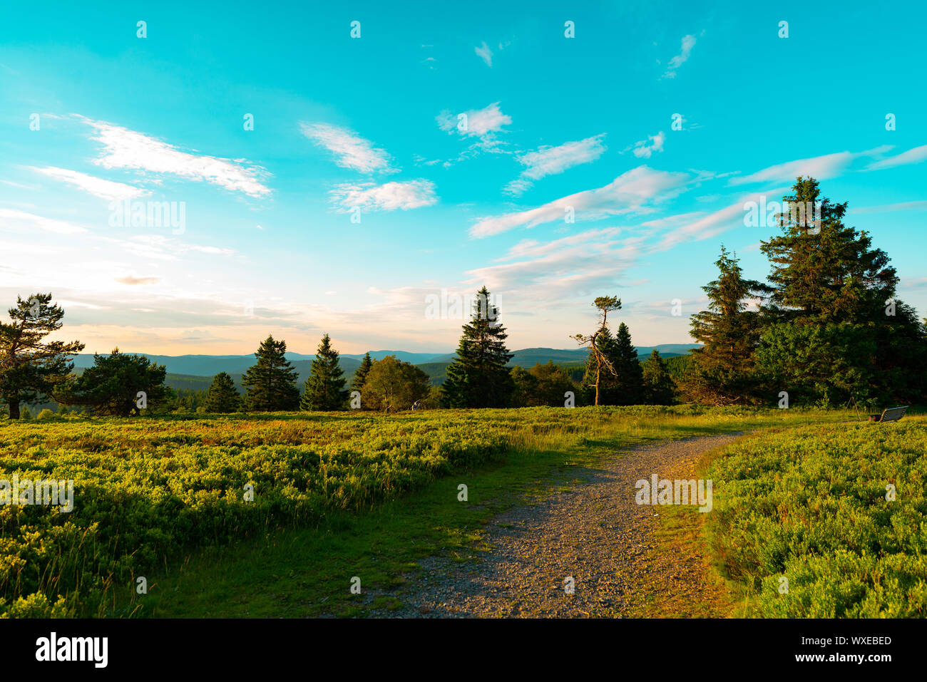 a german Beauty Rothaar Mountains Stock Photo - Alamy