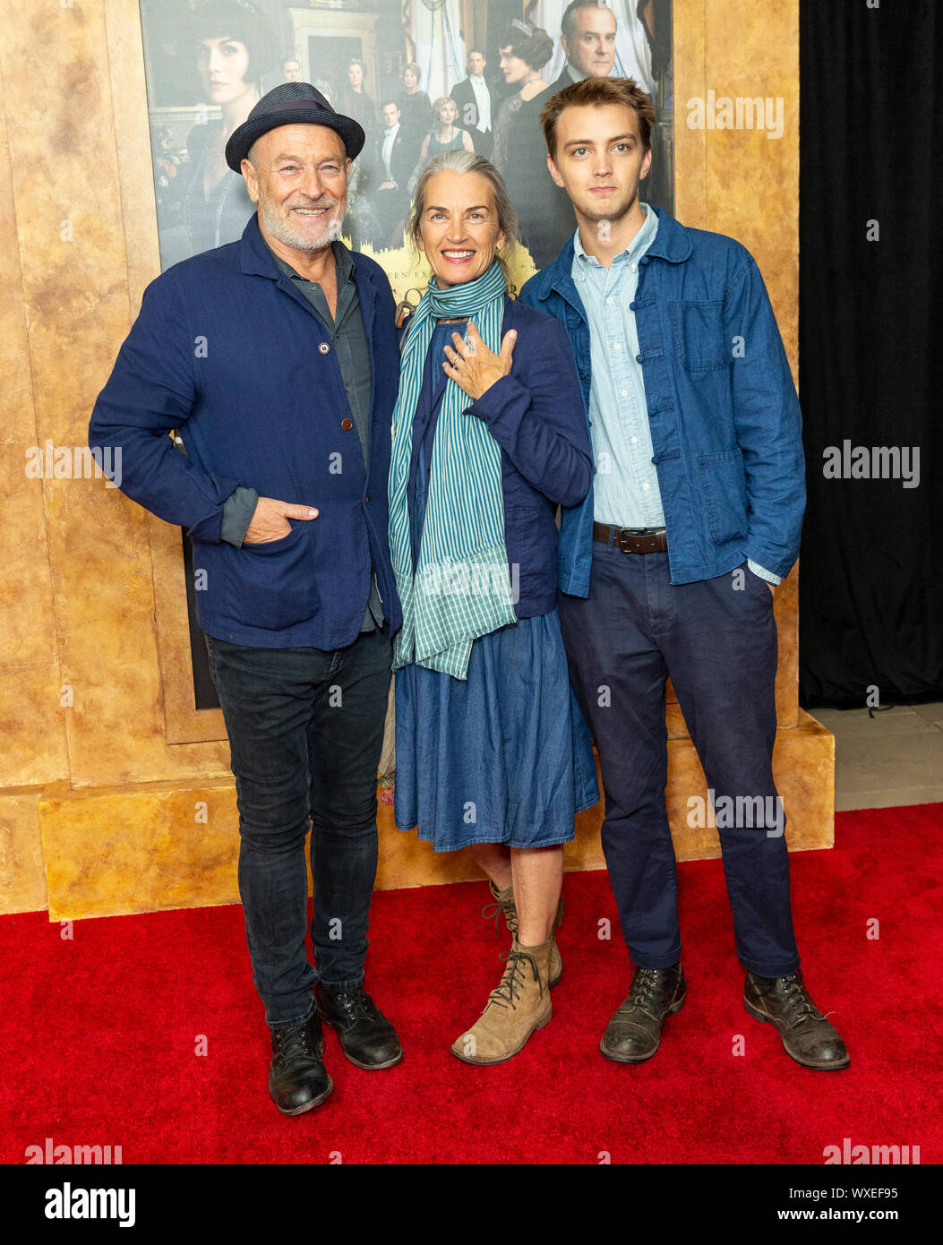 New York, NY - September 16, 2019: Corbin Bernsen and family attend the