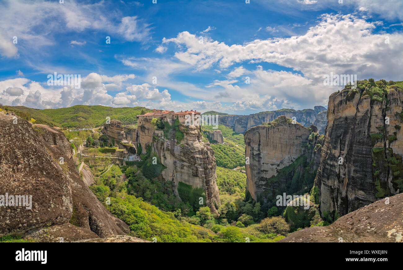 The Monastery of Varlaam in Meteora Stock Photo - Alamy