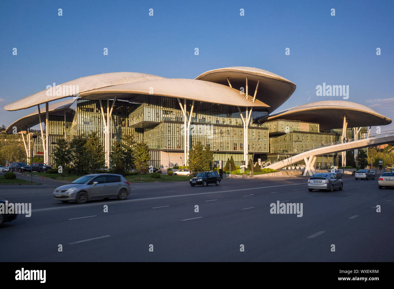 modern architecture in tblisi Stock Photo