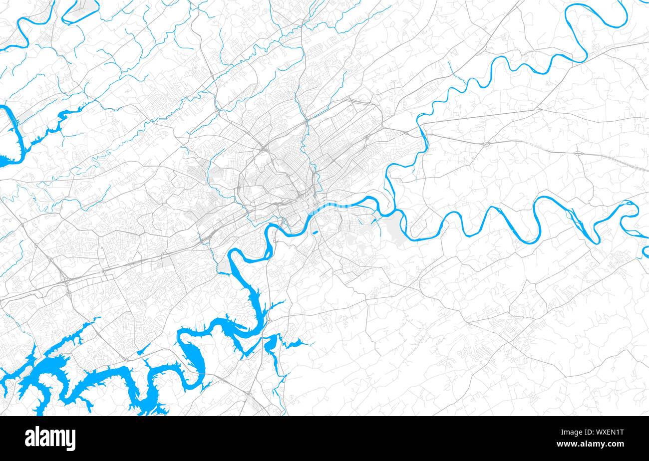 Map of knoxville tennessee Stock Vector Images - Alamy