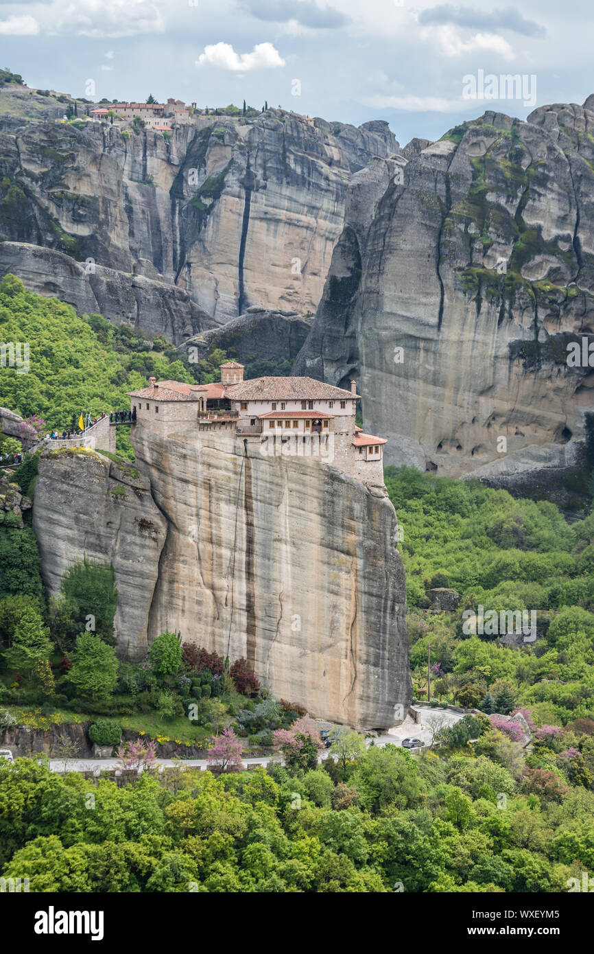 Holy Monastery of Roussanou Stock Photo Alamy Holy Monastery of Roussanou Stock Photo Alamy