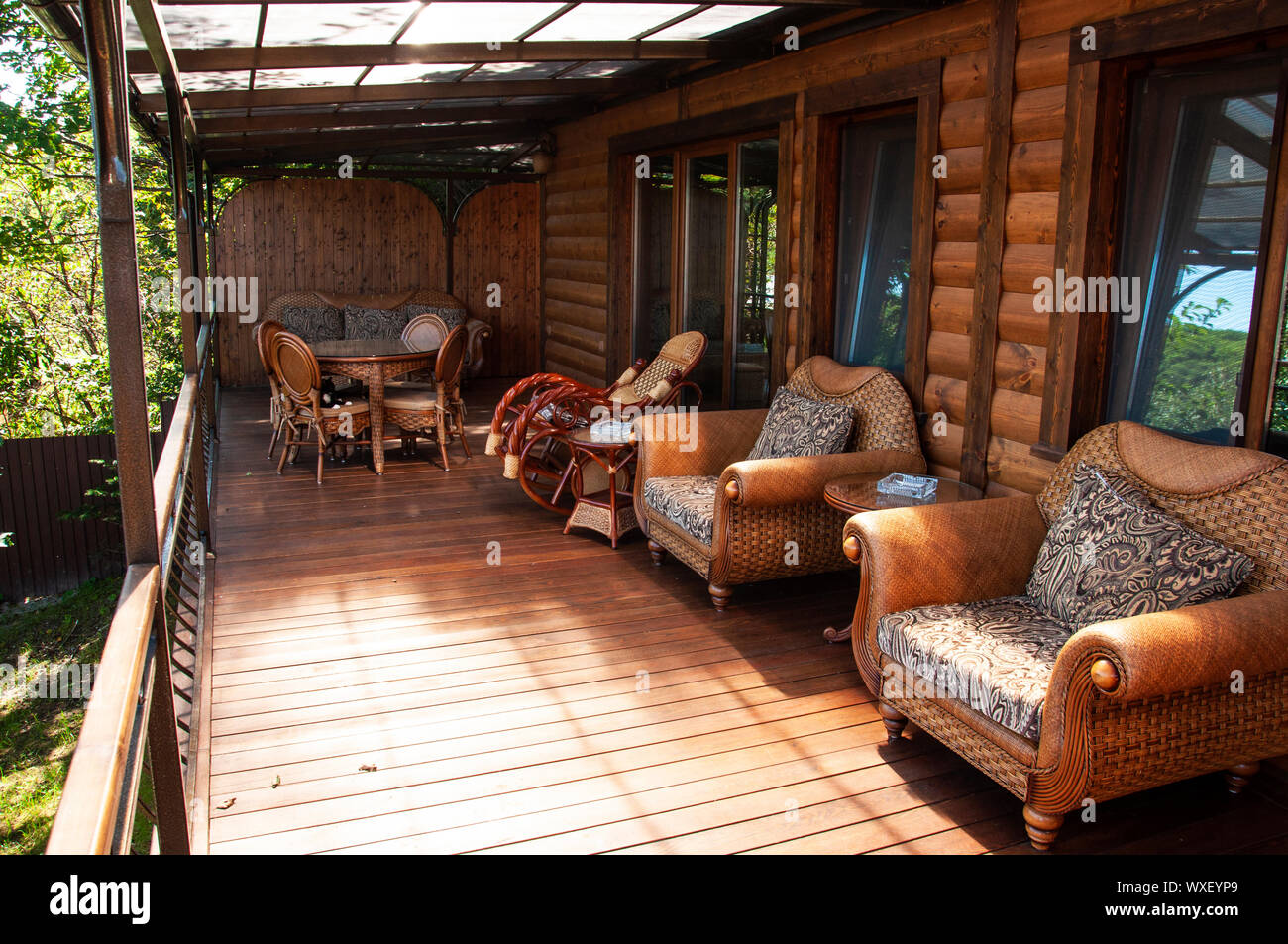 art ideas for designing a country house terrace guest house with ...