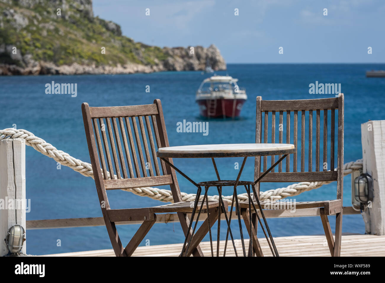 Deck chairs on ferry boat hi-res stock photography and images - Alamy