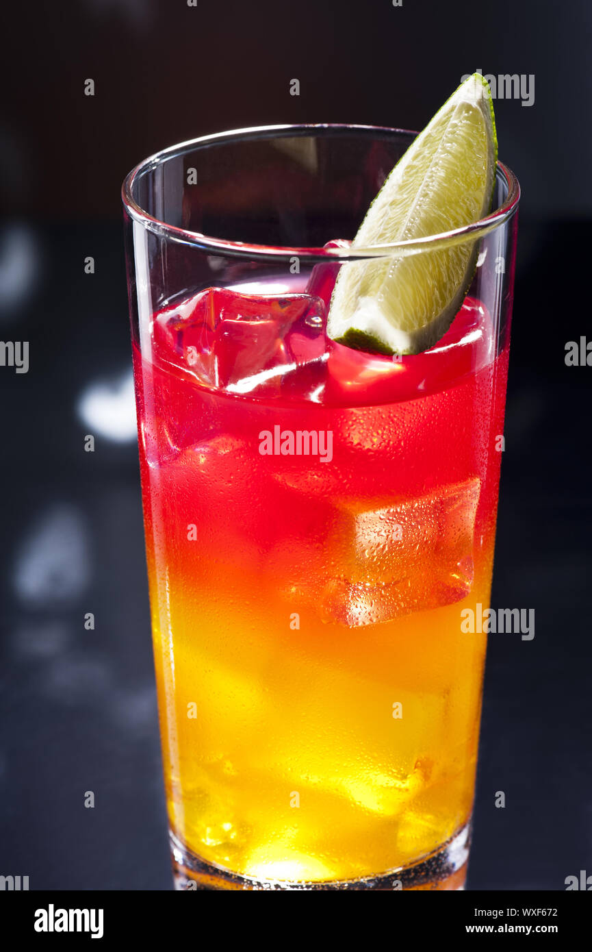 Tequila Sunrise cocktail Stock Photo Alamy