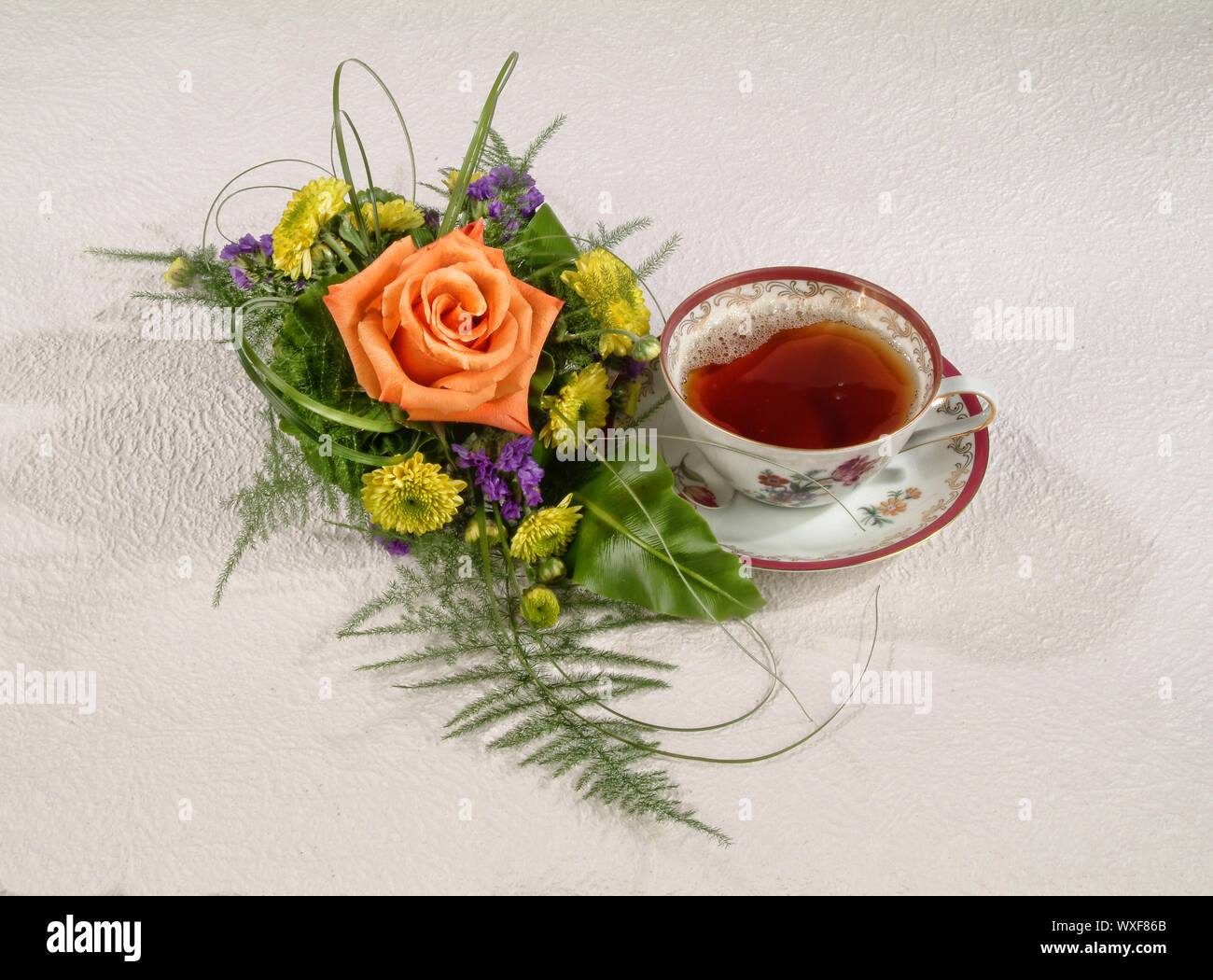 Still Life With Flowers Stock Photo