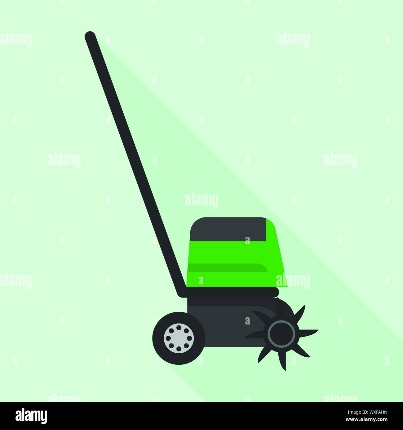 Hand cultivator icon. Flat illustration of hand cultivator vector icon ...