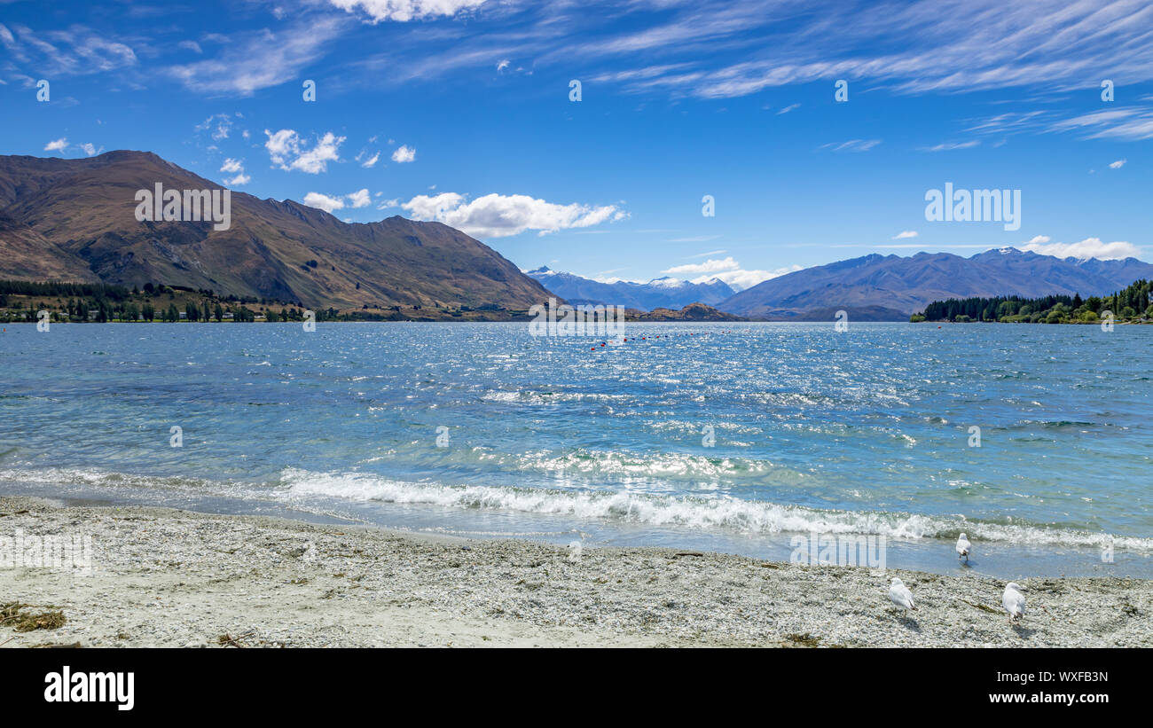 lake Wanaka; New Zealand south island Stock Photo - Alamy