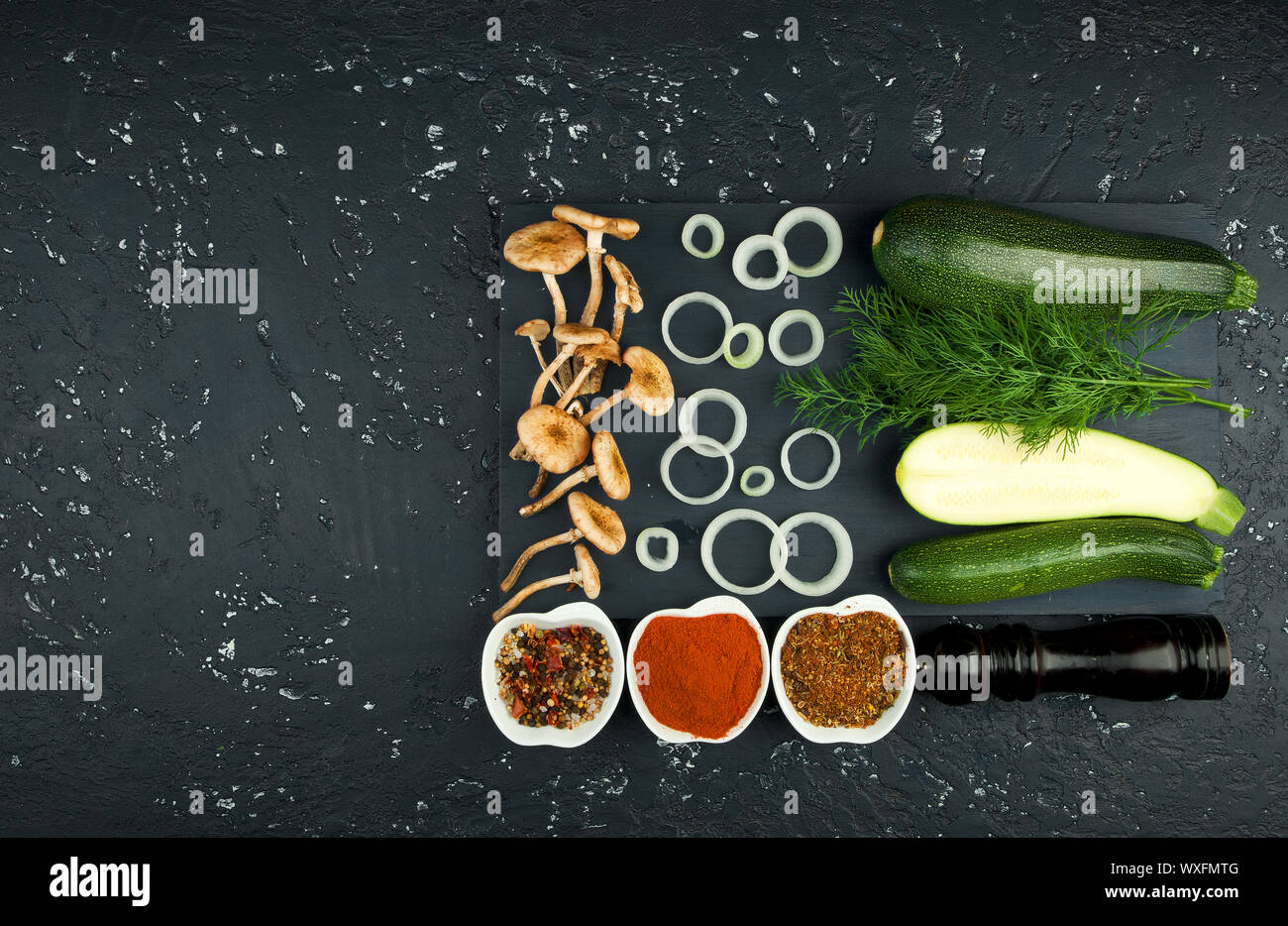Fresh zucchini Stock Photo