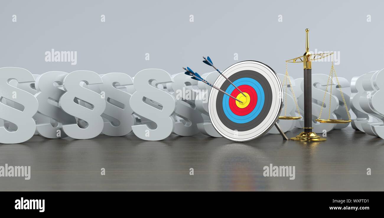 Paragraphs Target Beam Balance Stock Photo Alamy