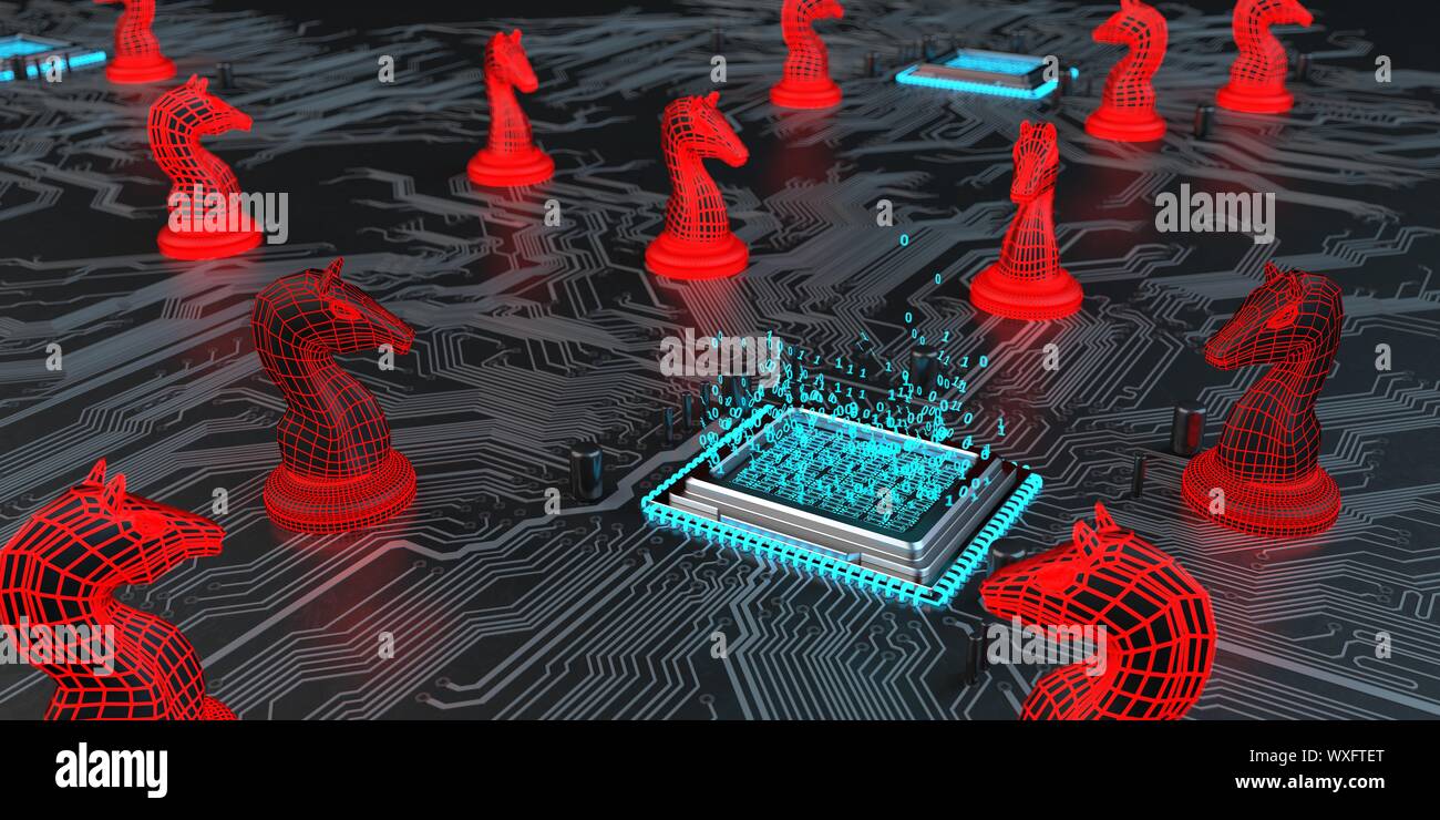 Hardware Trojan Infection Stock Photo Alamy