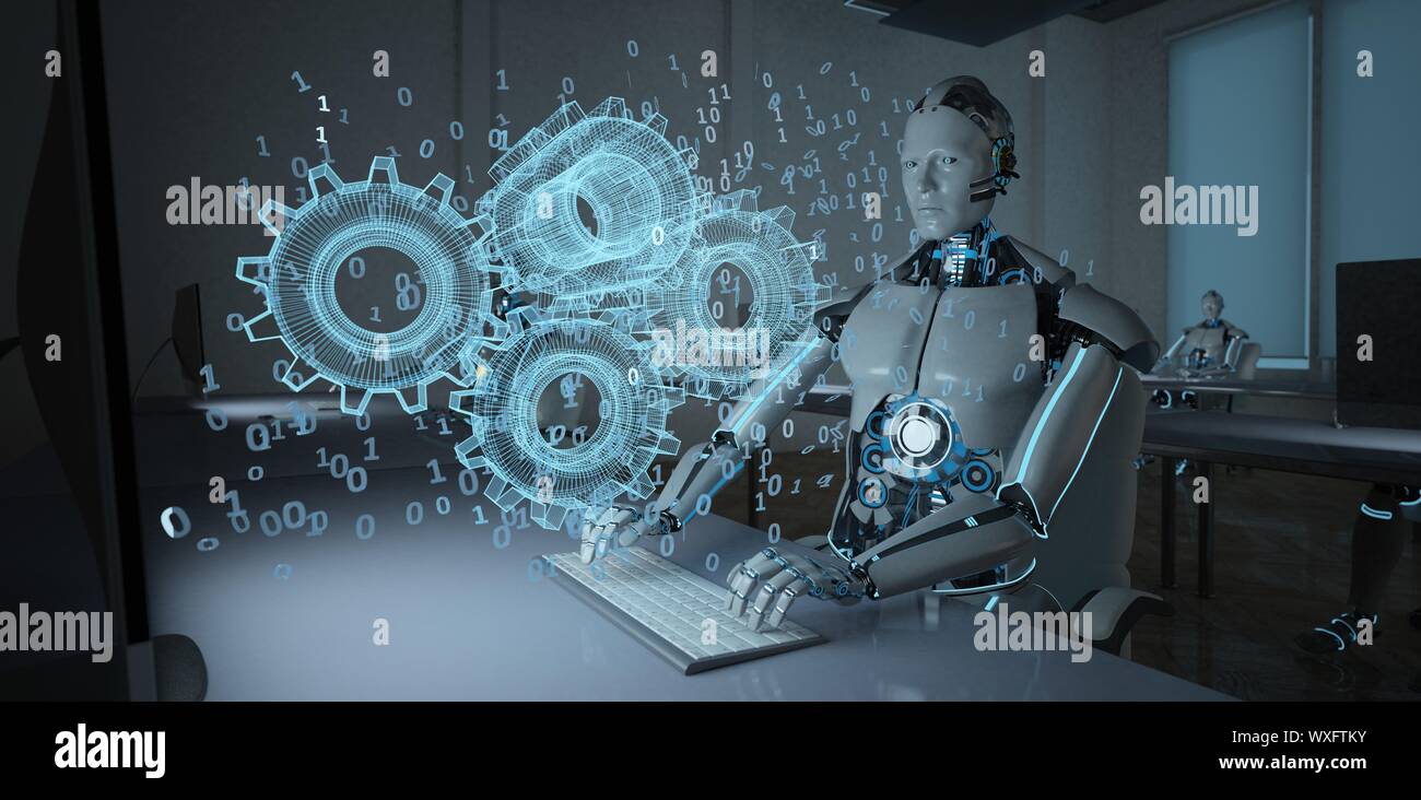 Humanoid Robot Development Engineer Stock Photo - Alamy