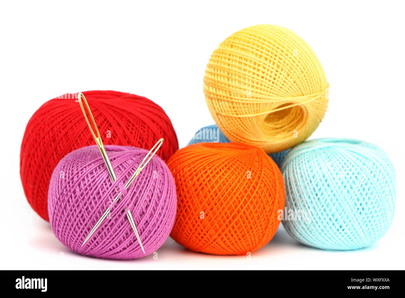 thread isolated on white background Stock Photo - Alamy