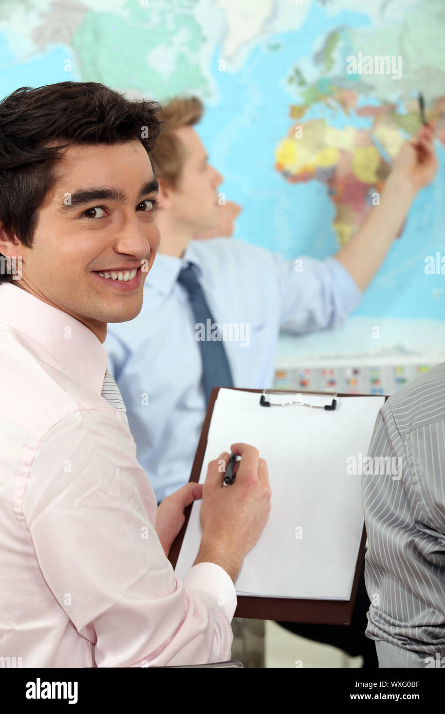 geography lesson at university Stock Photo Alamy