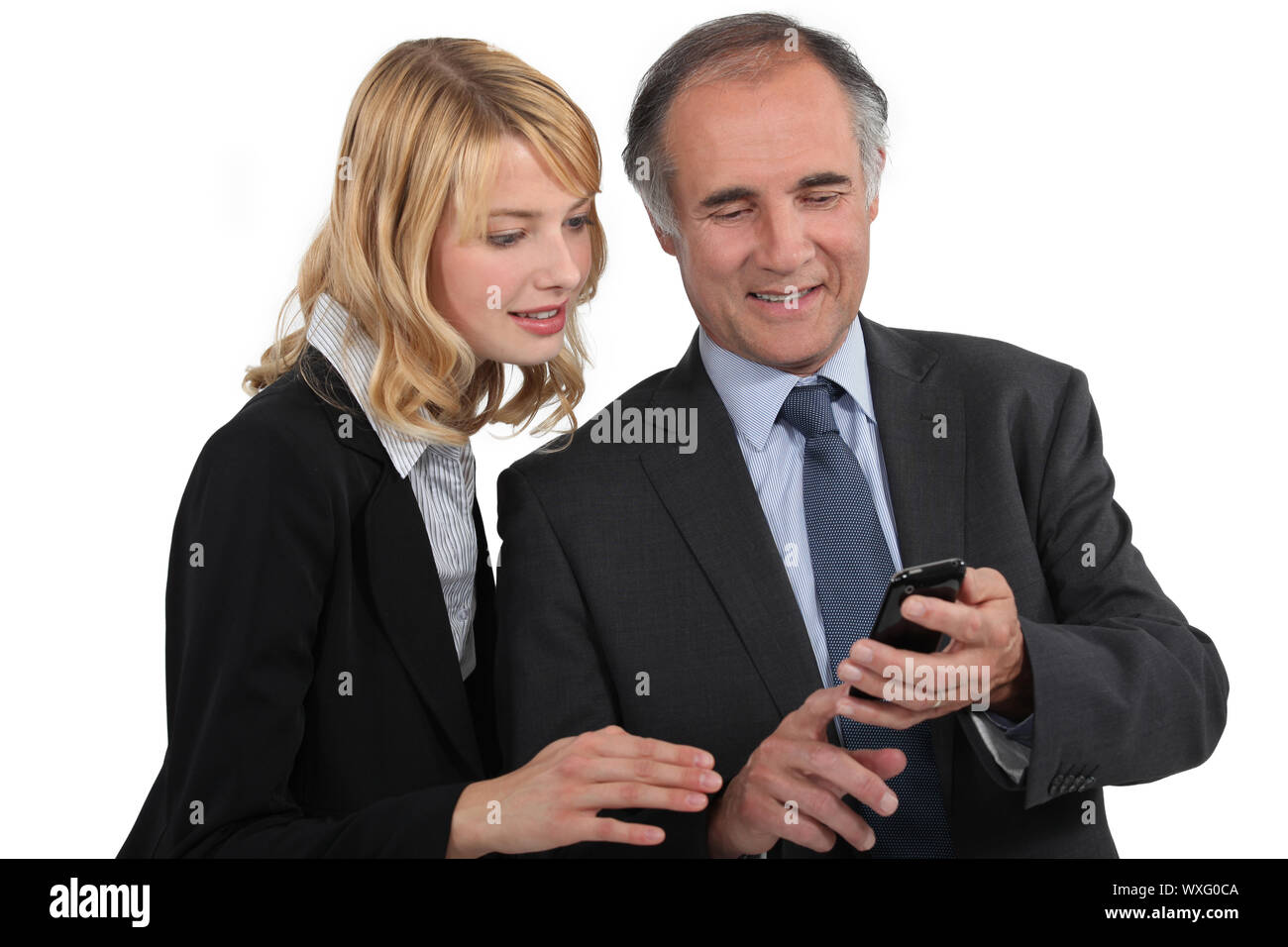 A couple of businesspeople Stock Photo