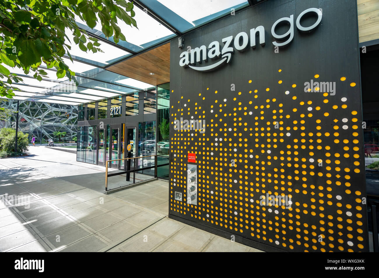 Seattle, Washington, USA Amazon Go grocery store Stock Photo Alamy