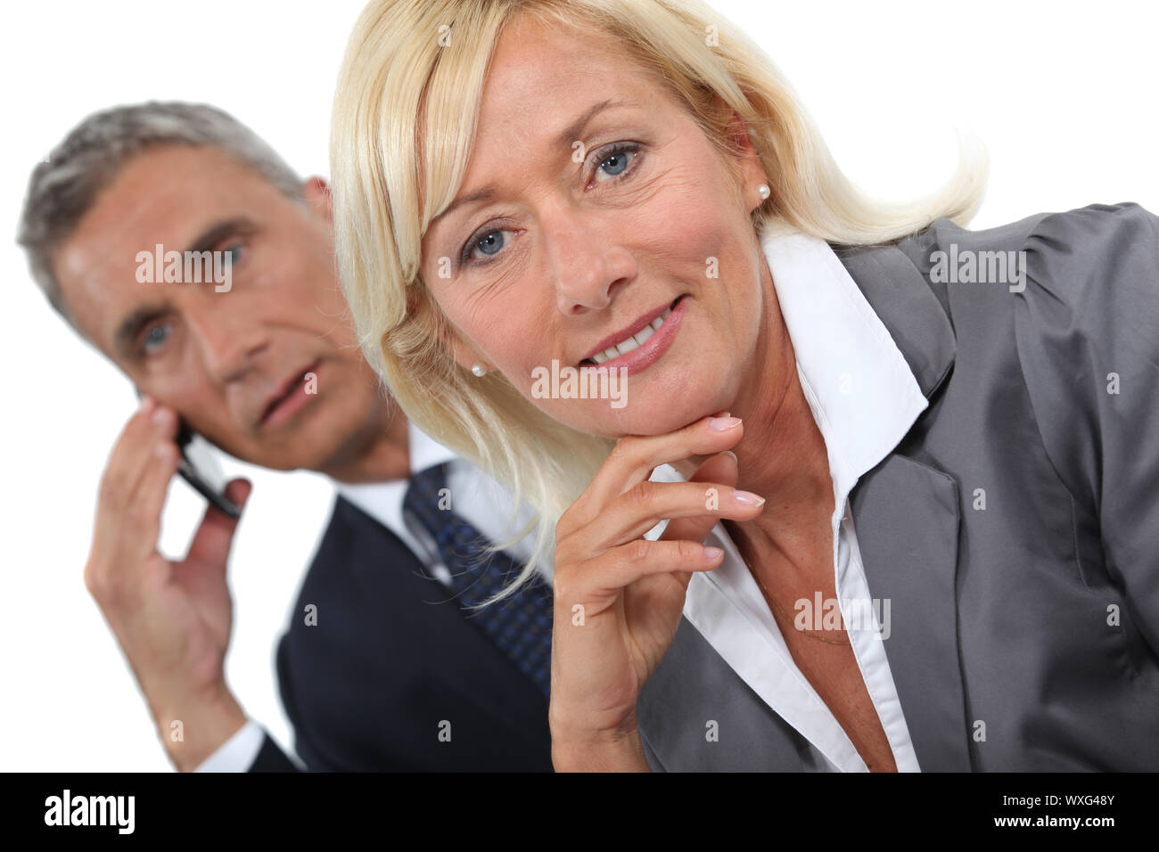 A couple of businesspeople. Stock Photo