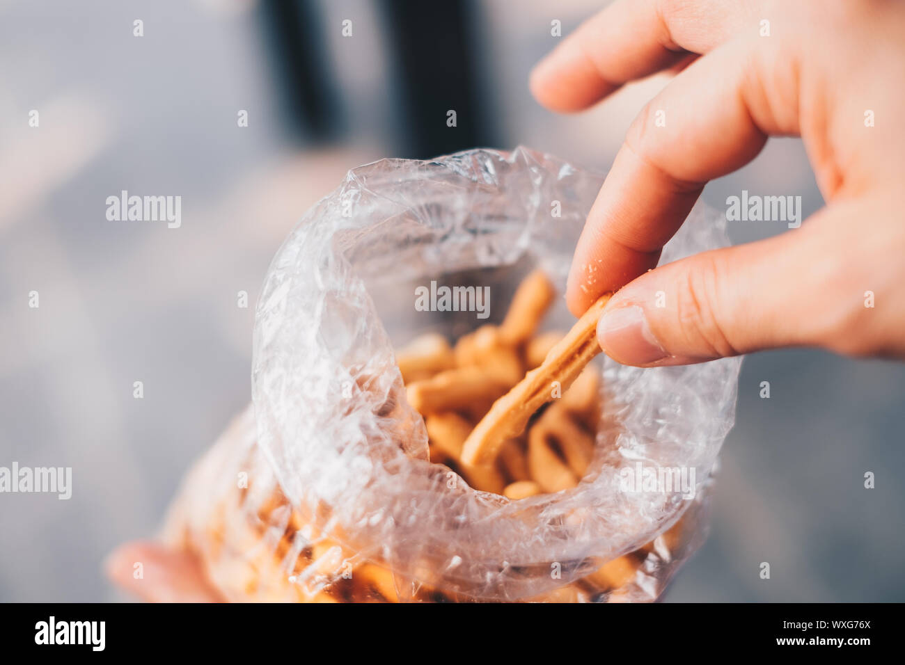 Clear cellophane food packaging hi-res stock photography and images - Alamy