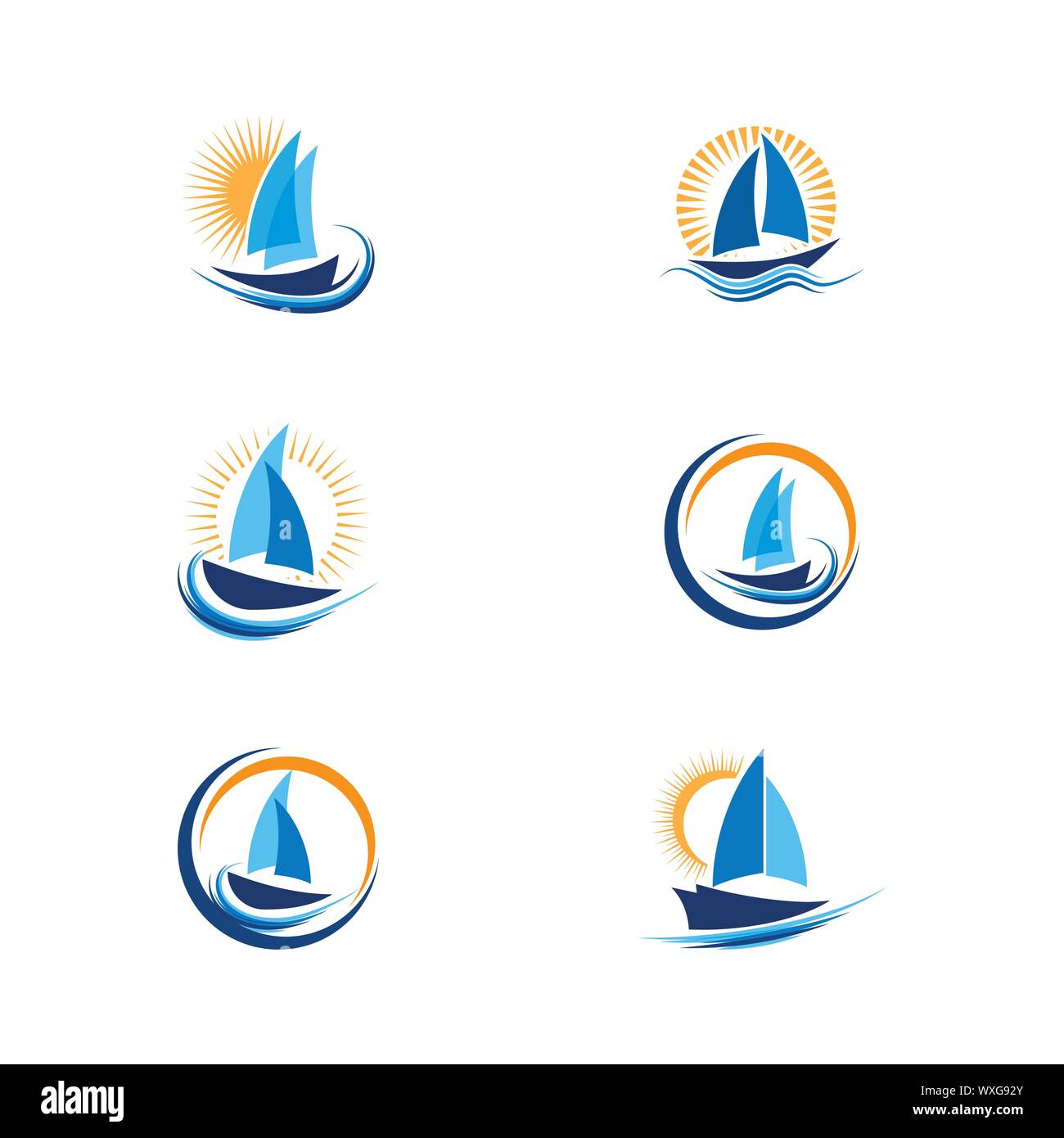 Cruise ship Logo Template vector icon illustration design Stock Vector ...
