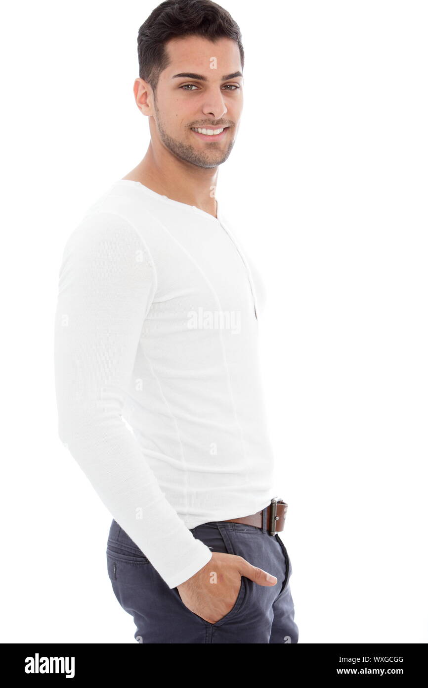 Hunky handsome man hi-res stock photography and images - Alamy