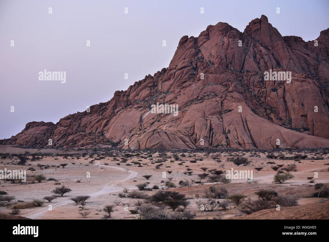 Landscape at Spitzkoppe, Namibia, Africa Stock Photo