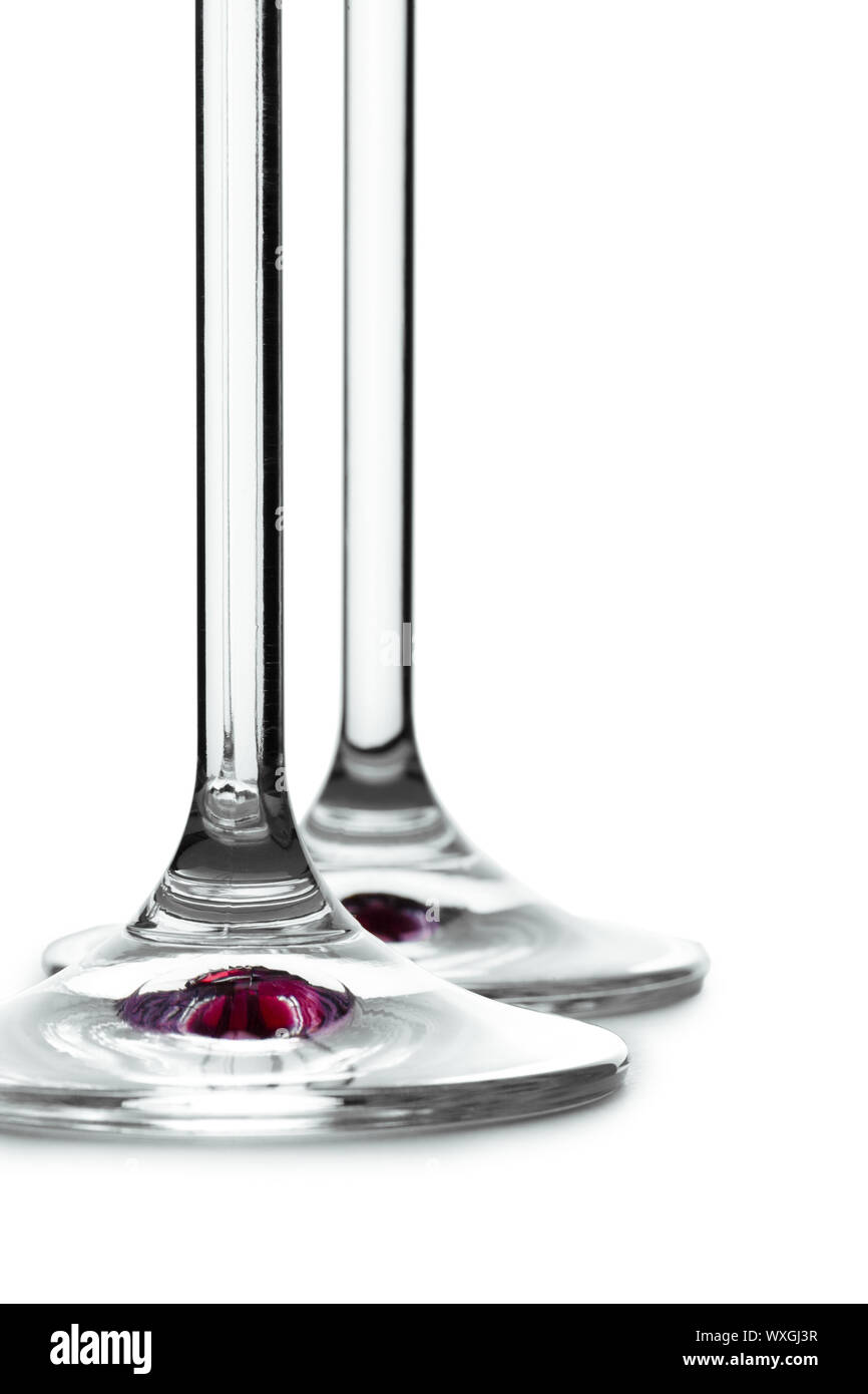 stem of wine glass Stock Photo - Alamy