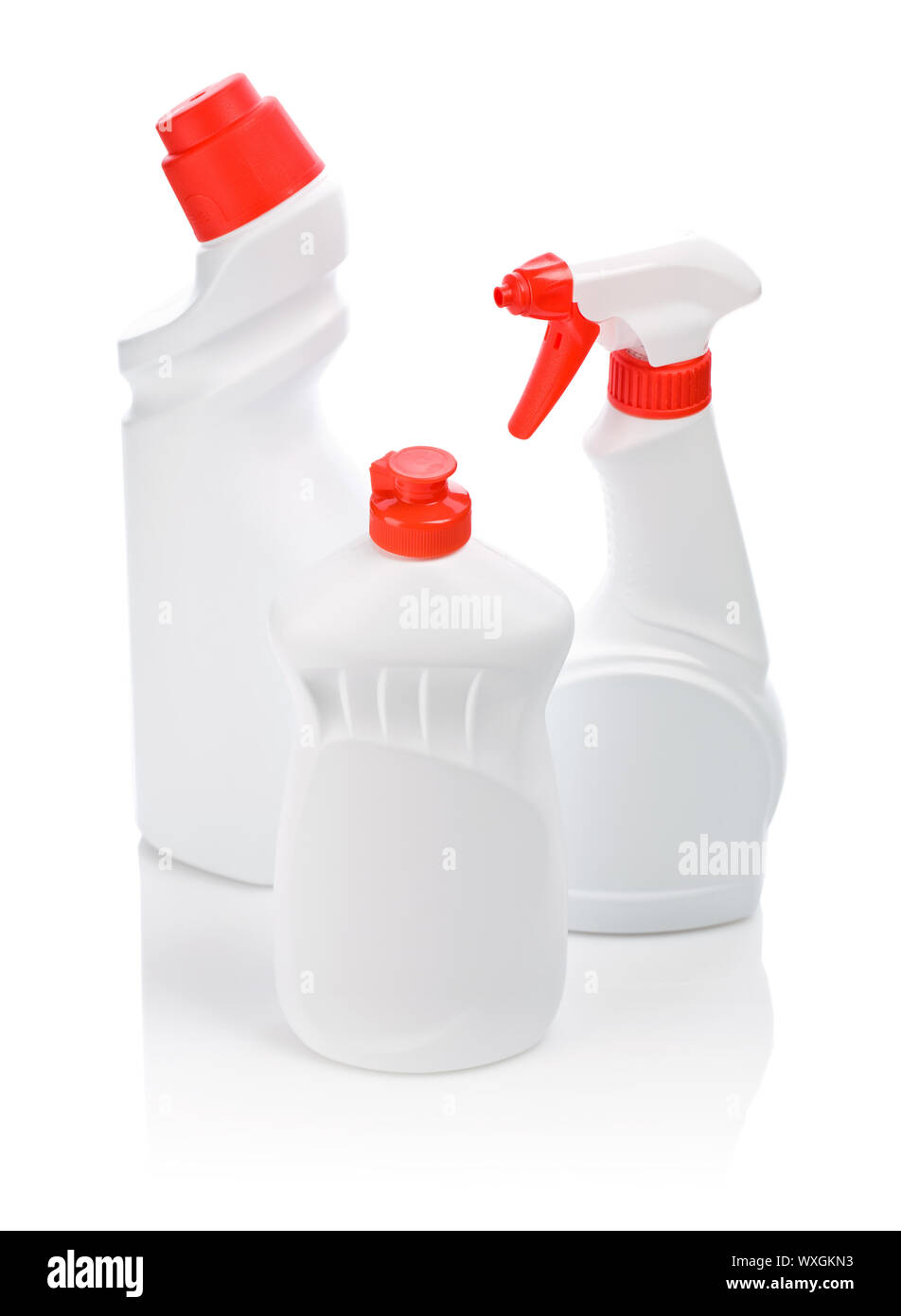 white kitchen bottles Stock Photo Alamy