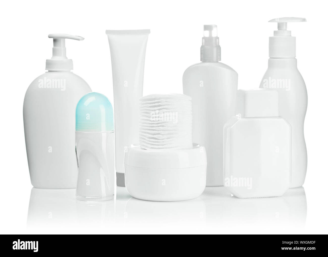 collection of toilet articles Stock Photo Alamy