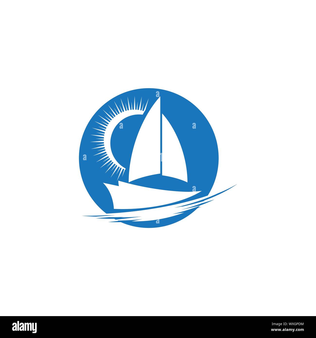 Cruise ship Logo Template vector icon illustration design Stock Vector ...