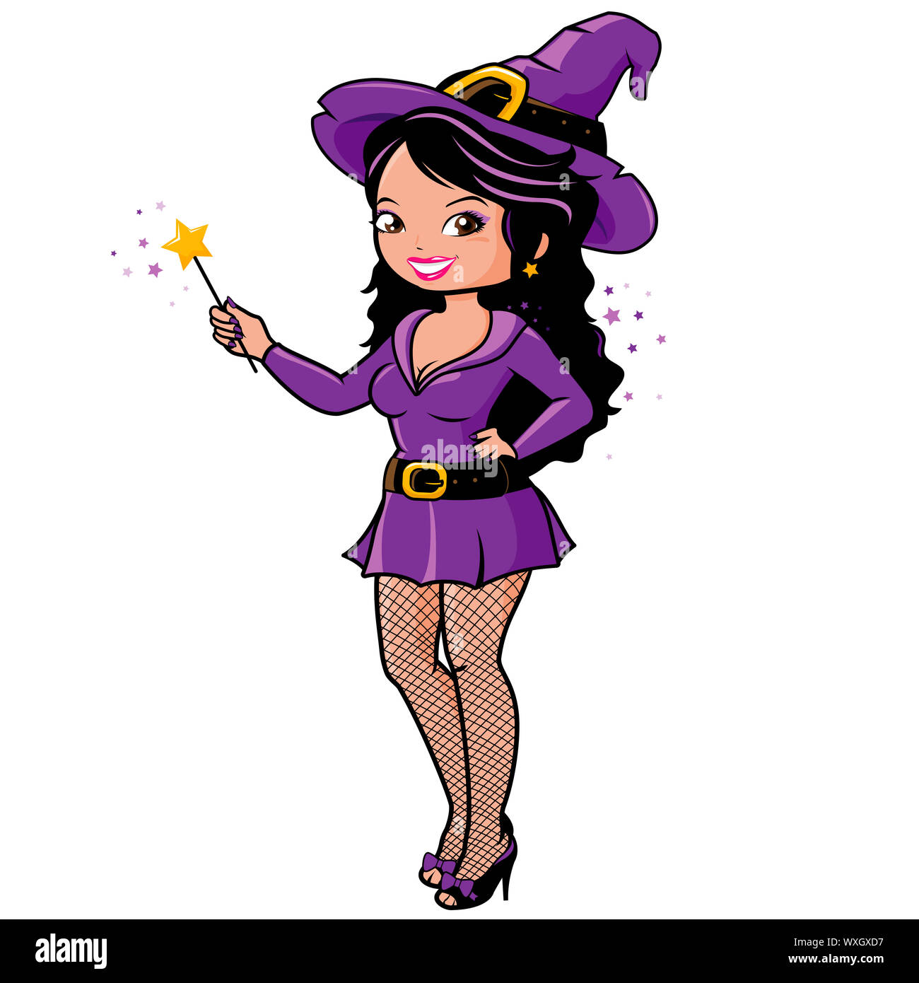 Cartoon magic wand hi-res stock photography and images - Alamy
