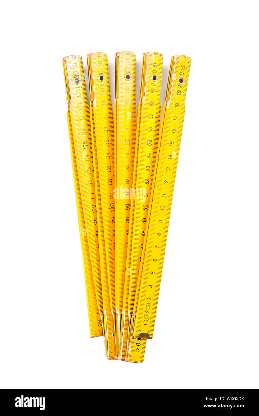 wood meter measuring tool Stock Photo Alamy