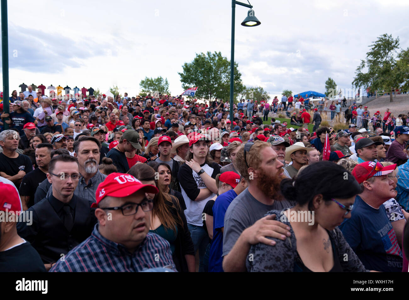 Trump Rally Crowd Stock Photo - Alamy