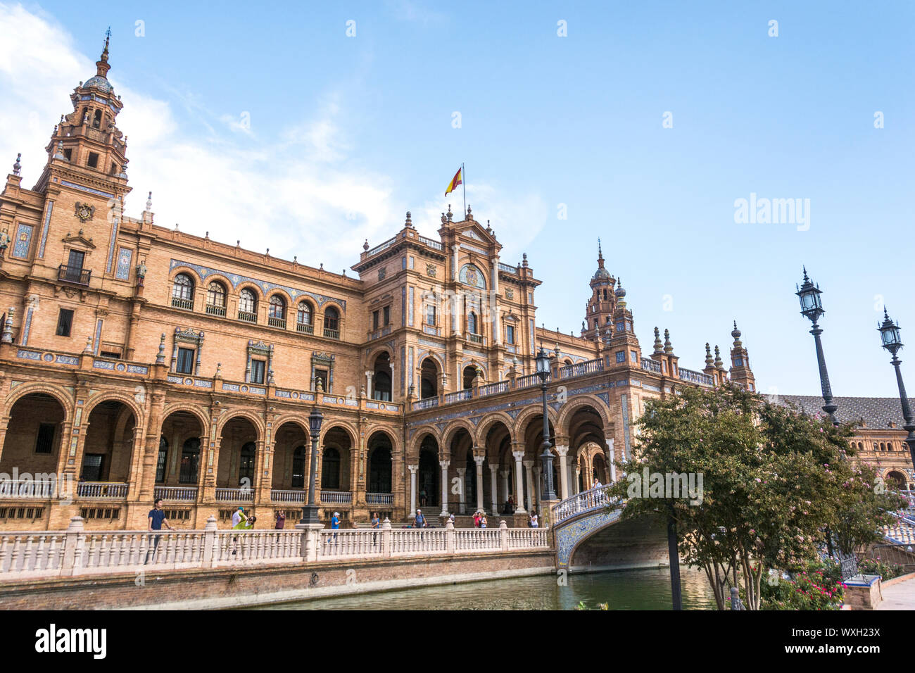 The Plaza Espana, (Spanish Plaza) one of the most popular tourist