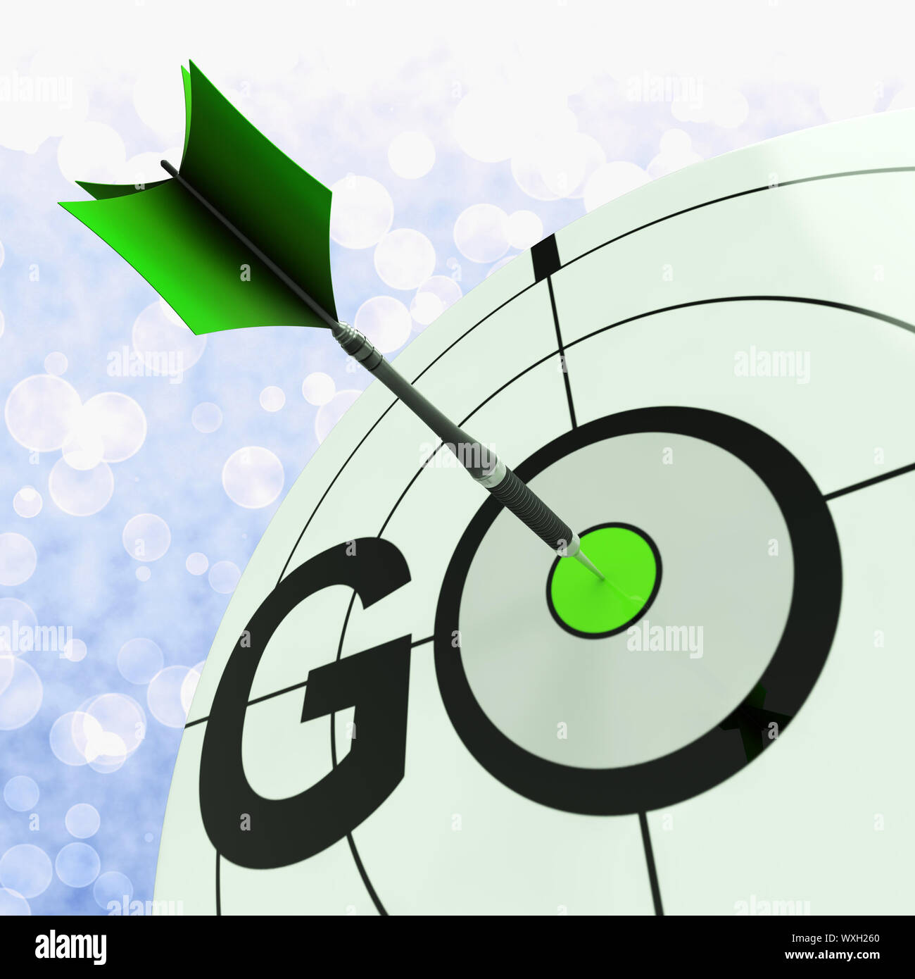 Go Meaning To Start Action To Proceed Forward Stock Photo - Alamy