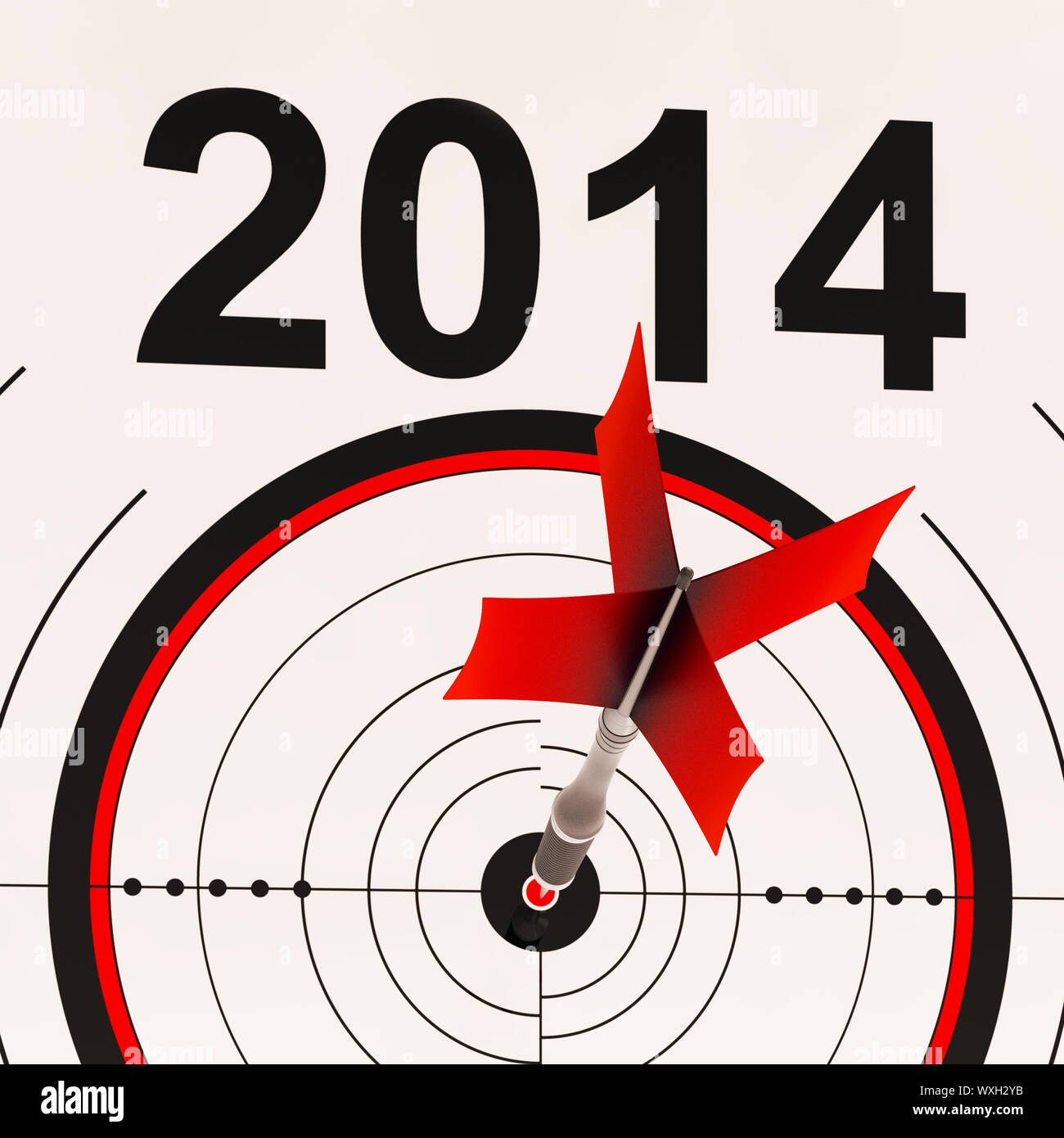 2014 calendar showing planning annual projection budget stock photo alamy