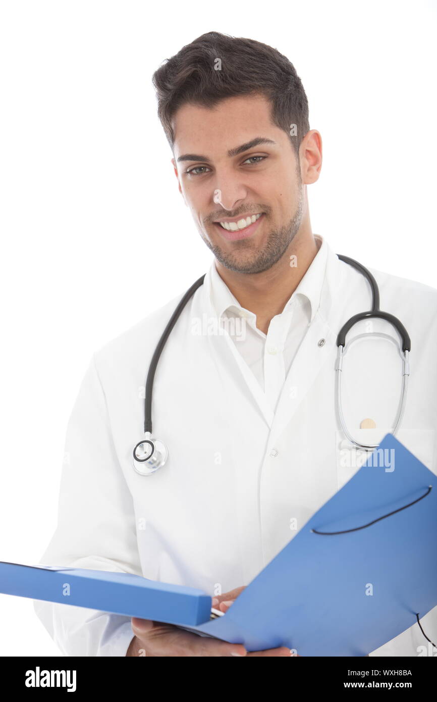 Doctor on hospital ward round hi-res stock photography and images - Alamy