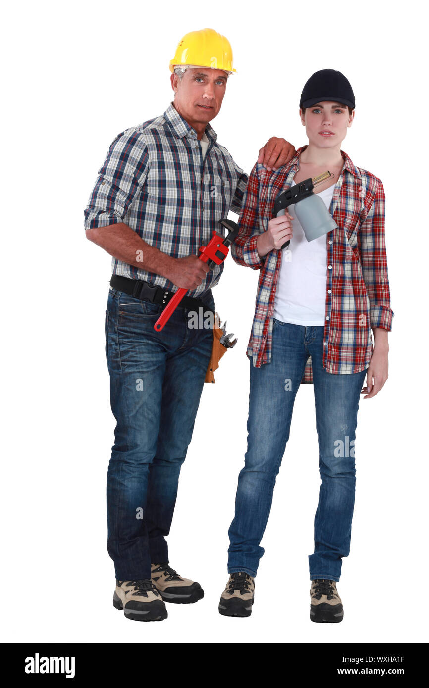 Copper pipe blow torch hi-res stock photography and images - Alamy