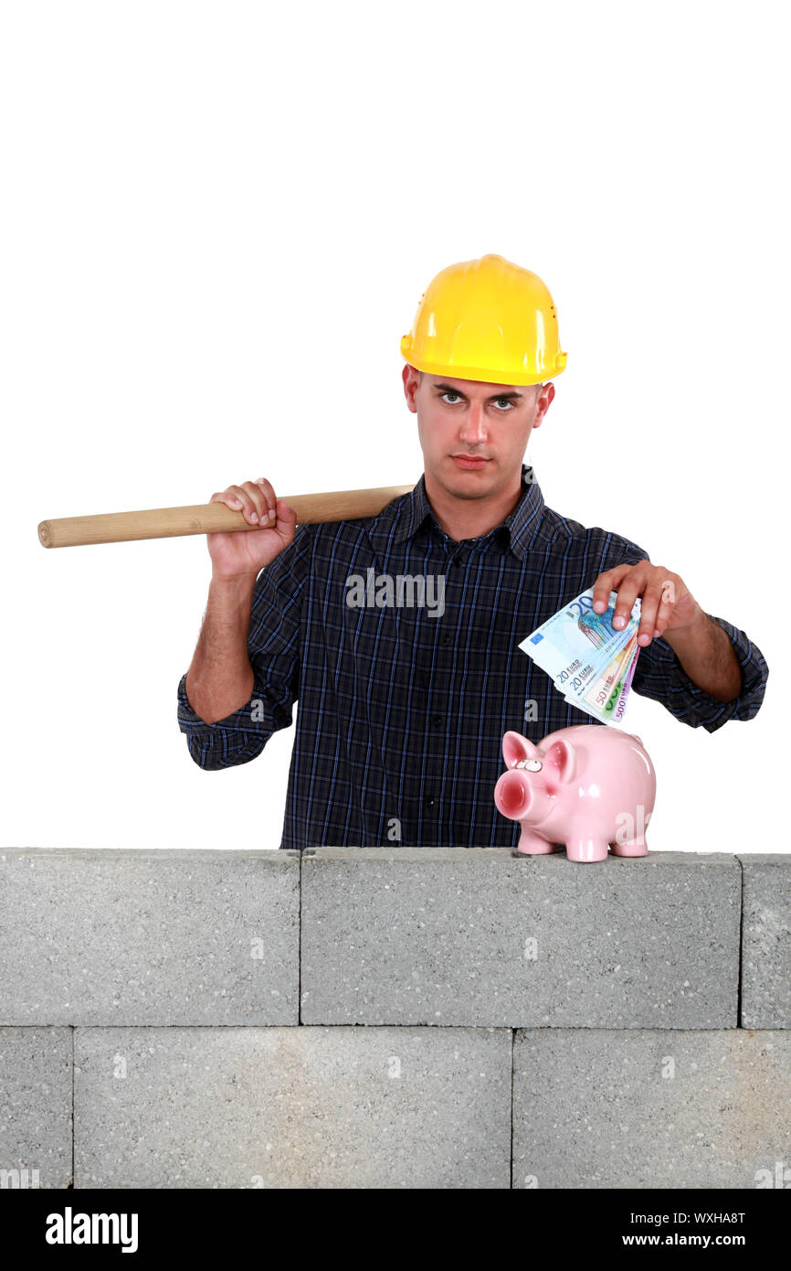 Builder Man Stock Illustrations – 46,325 Builder Man Stock