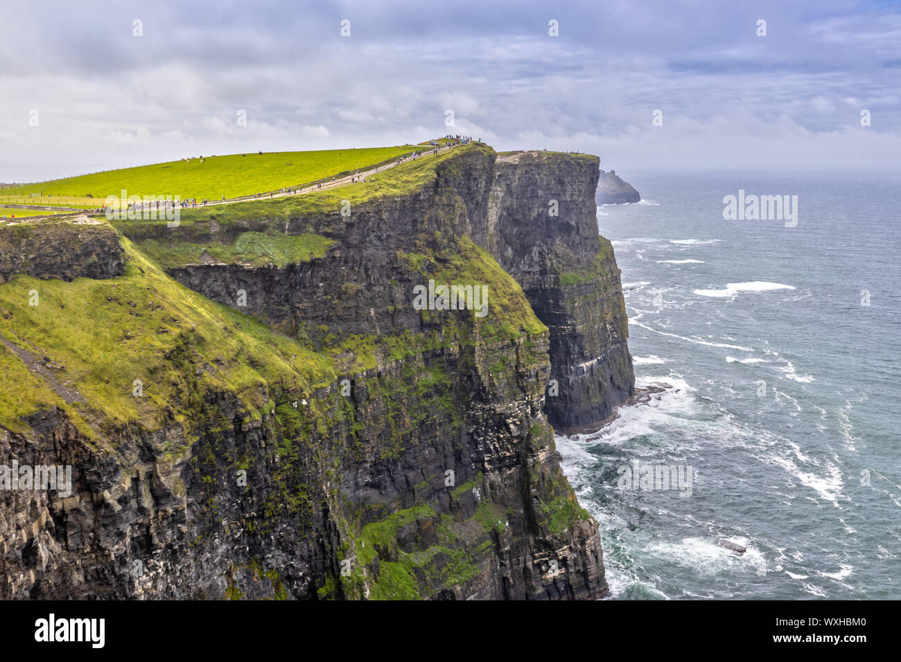 The Cliffs of Moher in Ireland Stock Photo
