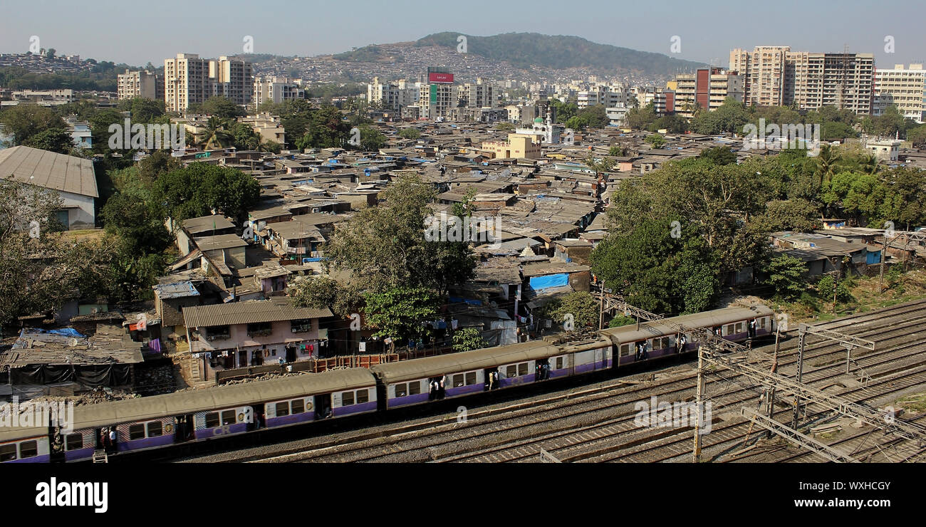 Mumbai suburbs Stock Photo