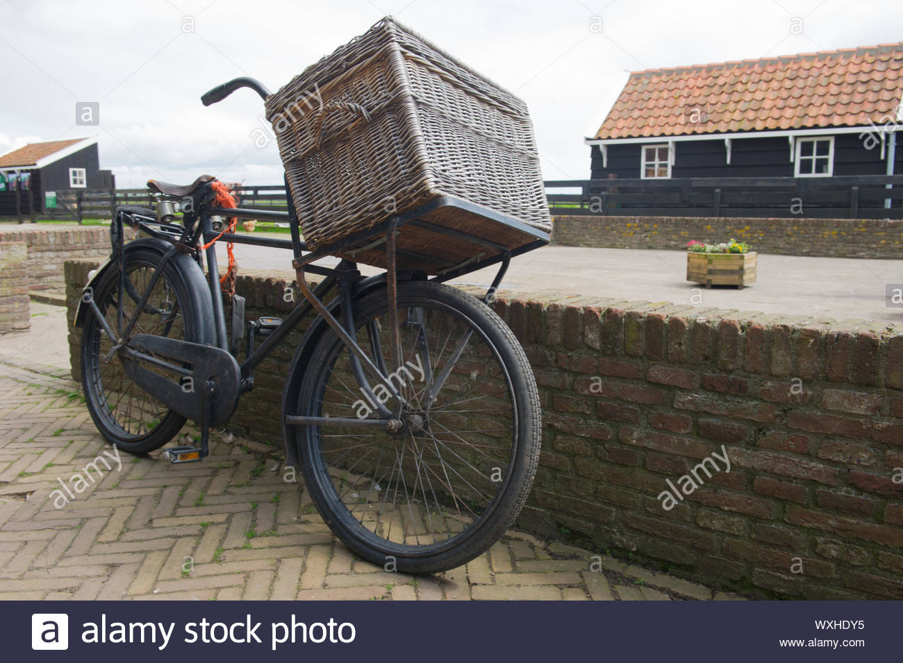 bicycle with big basket