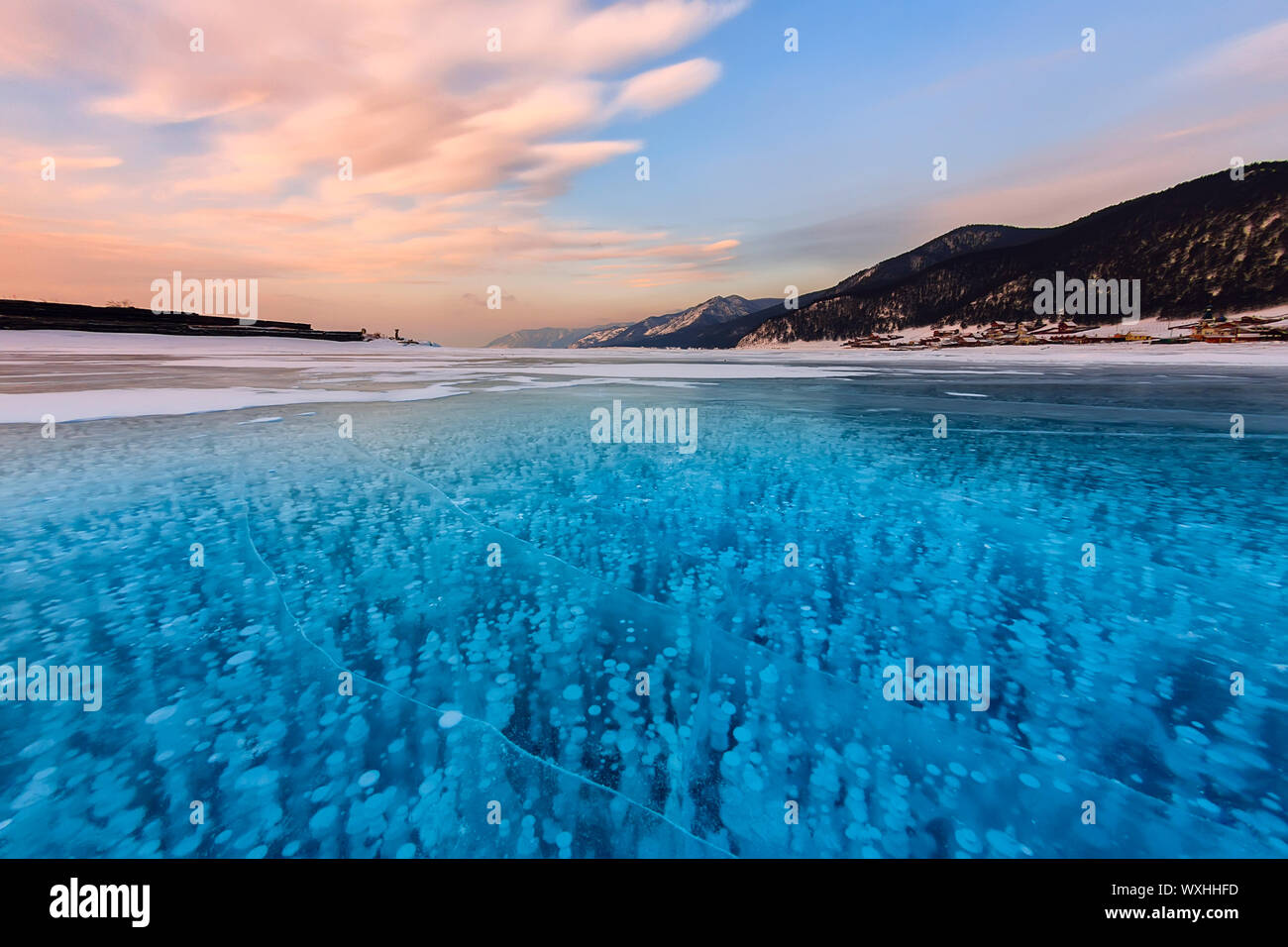 Lake Baikal Frozen Bubbles lake-baikal-frozen-bubbles