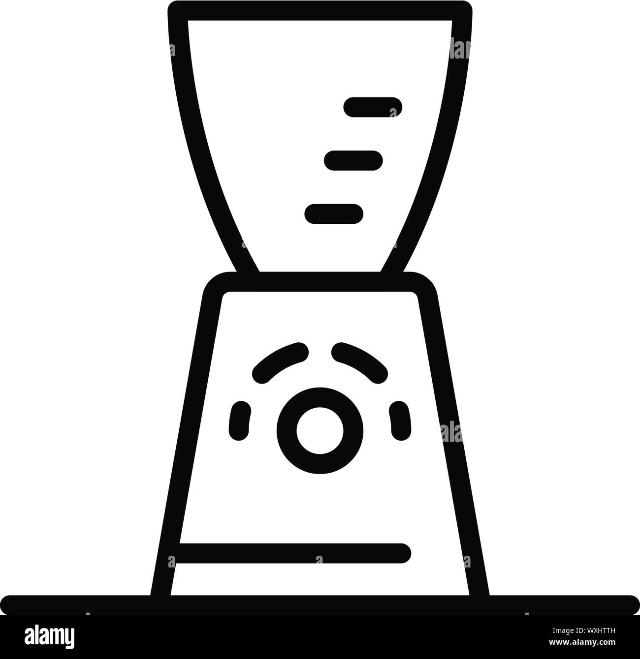 Electric coffee grinder icon. Outline electric coffee grinder vector