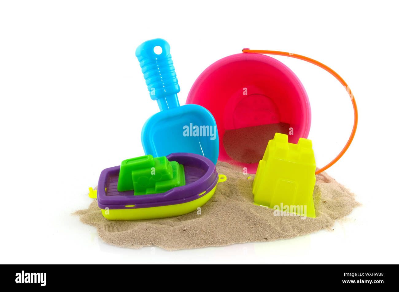 Toys at the beach for playing on vacation Stock Photo Alamy